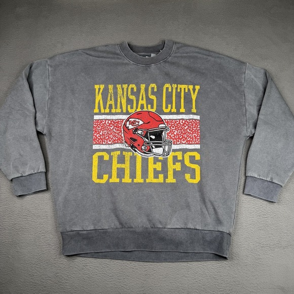gameday couture Tops - Kansas City Chiefs Sweatshirt Womens Large Gray NFL Football Gameday Couture